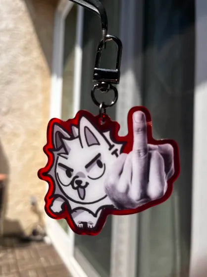 F*CK OFF keychain!