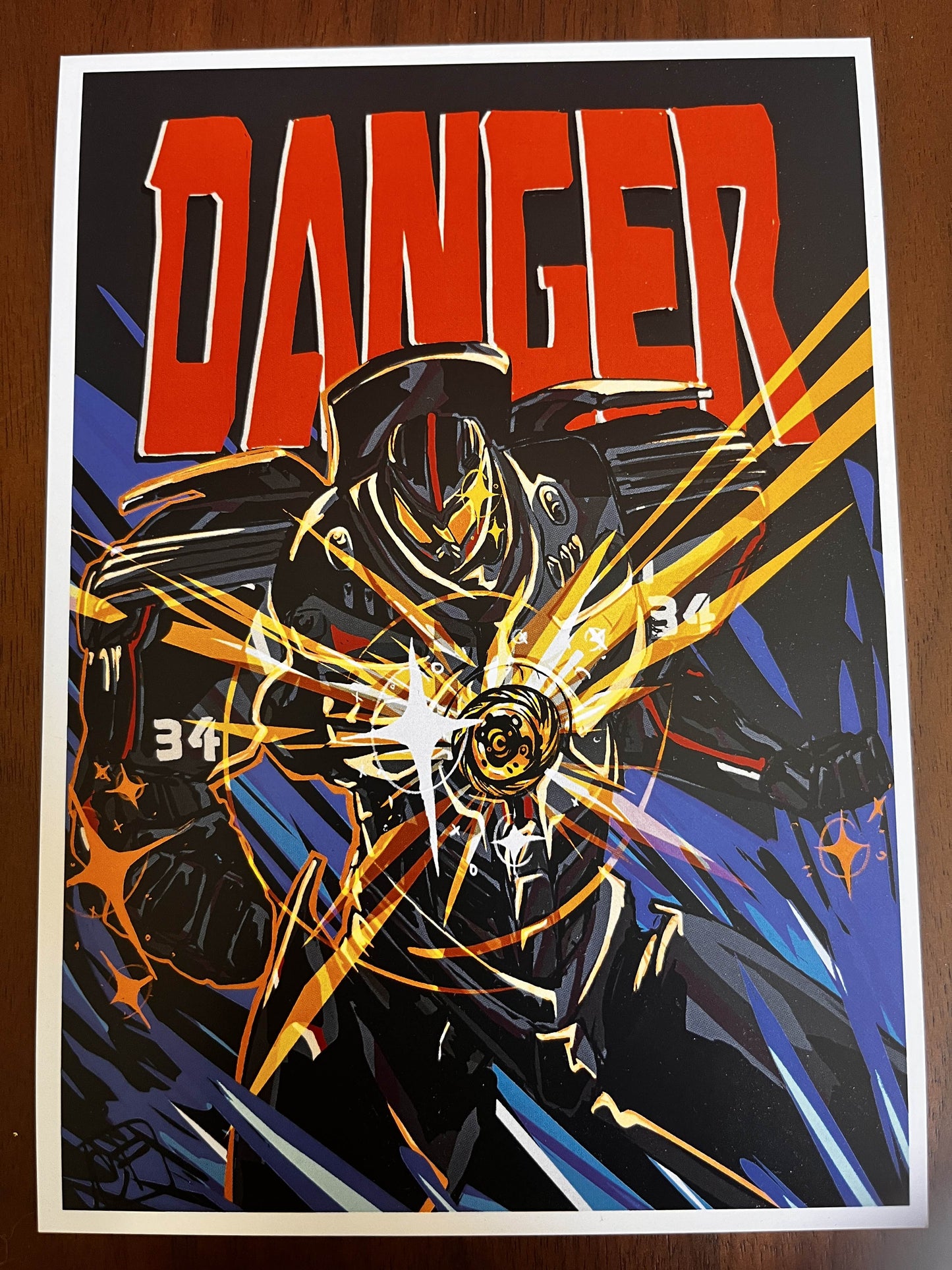 DANGER - Pacific Rim print (: