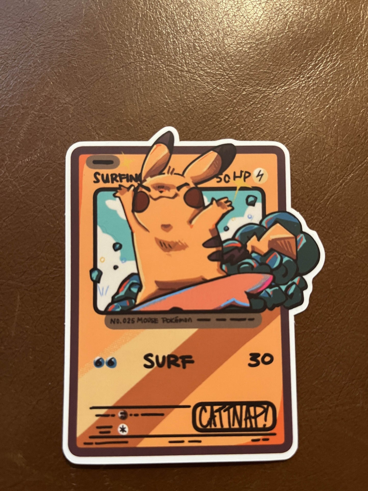 TCG stickies! Flying🎈 and Surf🏄 pikas